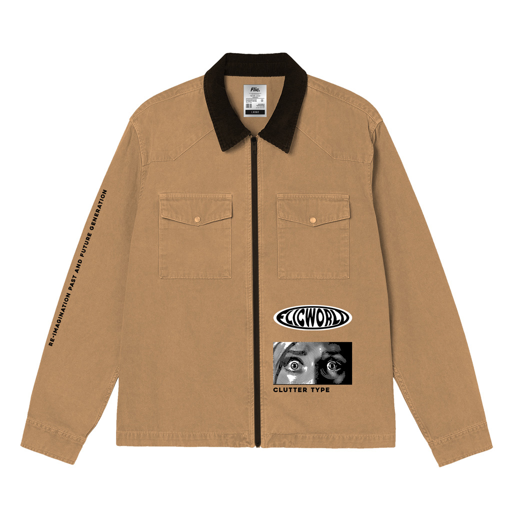 IMAGINE OVERSHIRT JACKET ZIPPER - FLICWORLD