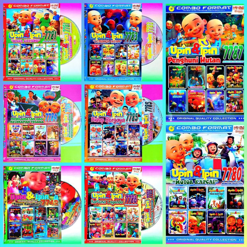 KASET FILM ANAK KOLEKSI LENGKAP KARTUN BARU UPIN IPIN EPISODE TERBARU-FILM VIDEO EDUKASI ANAK