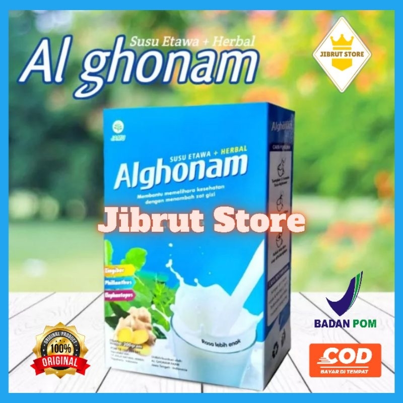 AL GHONAM SUSU KAMBING ETAWA BUBUK PLUS HERBAL ALGHONAM