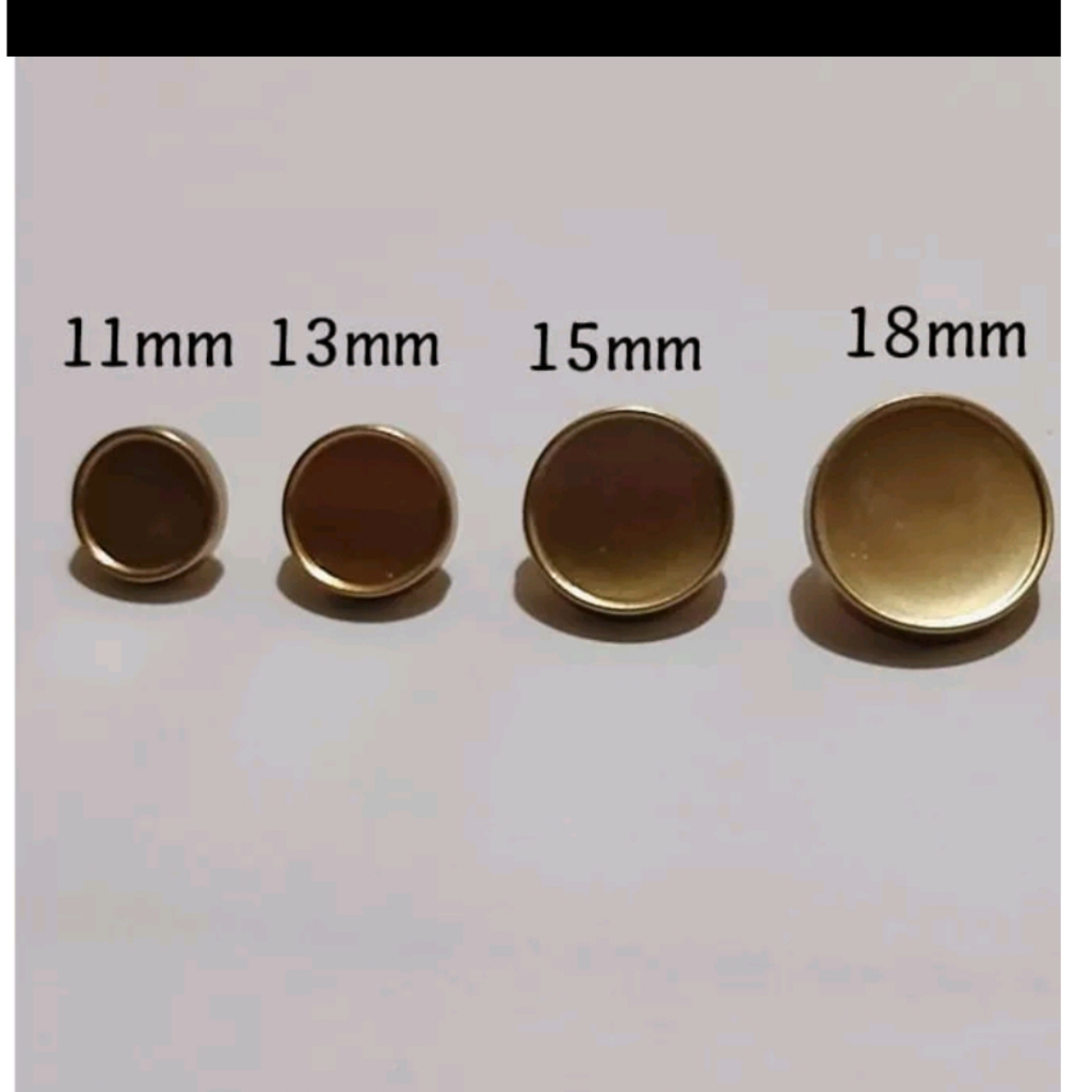 KANCING BAJU MOTIF CEKUNG DIAMETER 18 MM /21 MM ISI 100 PCS