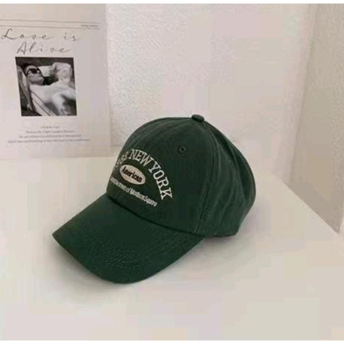 Topi Pria Wanita Unisex Hat Soft Material Bordir 1989 New York Cap Baseball Impor Premium Korea Style Terbaru cakop anti karat