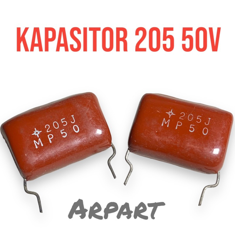 kapasitor 205 50v 2uf 50v original