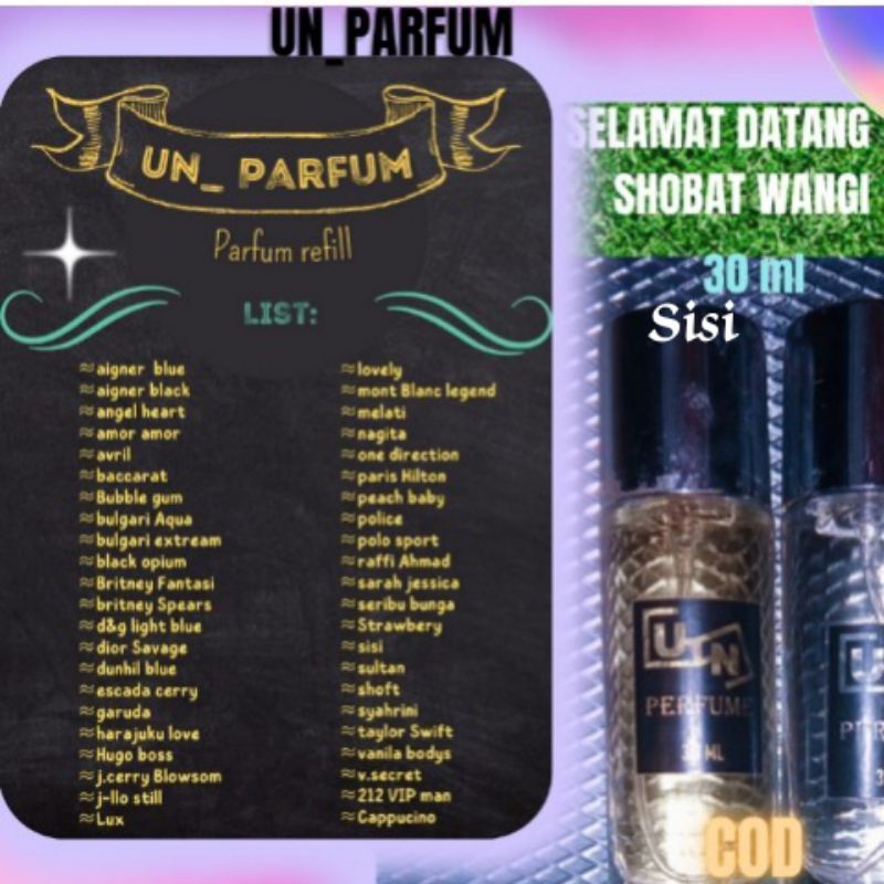 eau de parfume - Sisi 30 ml - minyak wangi murah - minyak wangi tahan lama - minyak wangi fresh - pa