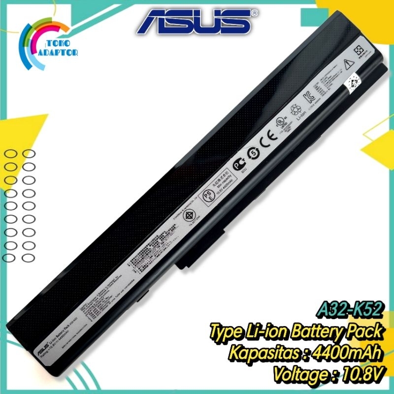 Baterai Batre Original Laptop Asus A42F A42J A42JA A42JC A42JE
