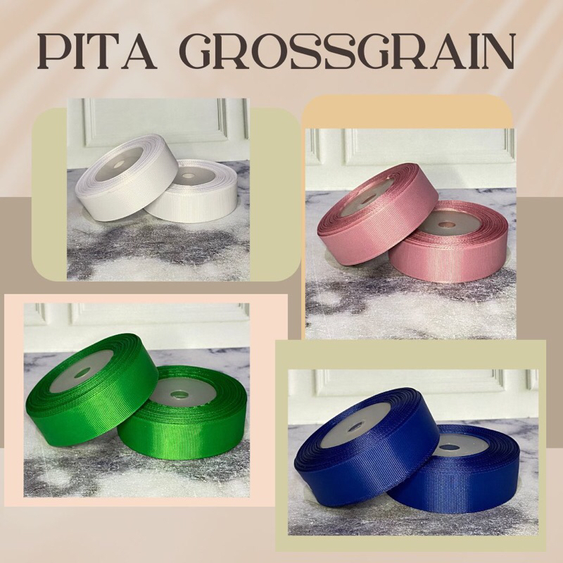 

PITA GROSSGRAIN POLOS 1 INCH / 2.5 CM HIASAN HAMPERS ( Rol - 18 meter )
