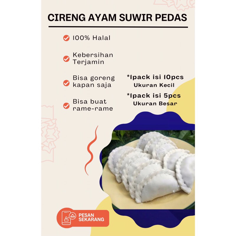 

CIRENG AYAM SUWIR PEDAS