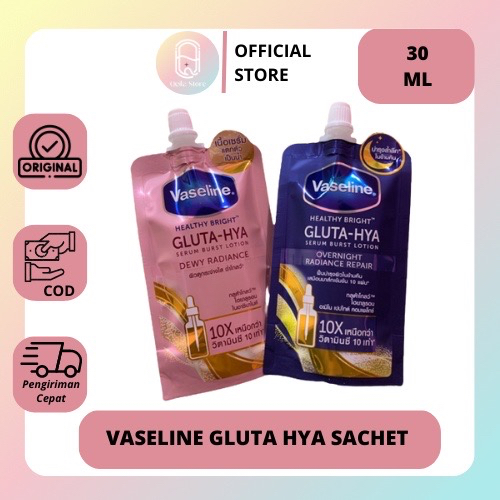 VASELINE GLUTA HYA SERUM BURST LOTION 30 ML GLUTA-HYA SACHET