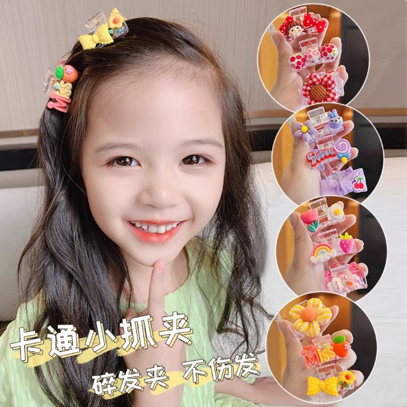 Jepit Rambut Anak Transparan 4cm Jedai Mini Karakter Jepitan Rambut Anak Lucu Ukuran Kecil Baby Mini Hair Claw Clips