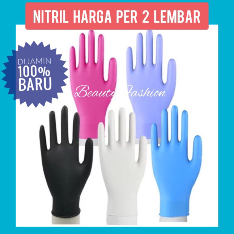 Sarung Tangan karet latex dan Nitril  harga 1 Pasang minimal order 3 pasang