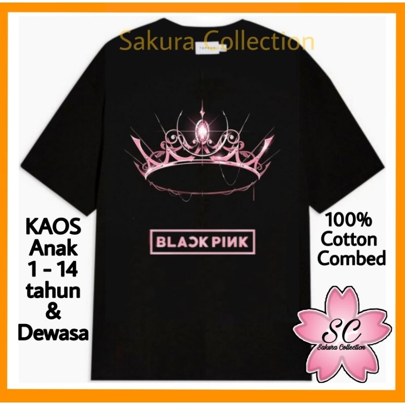 SC Kaos Baju Tshirt BAND BLACKPINK Kpop Girlband HOW YOU LIKE THAT Jennie Lalisa Jisoo Chaeyoung penyanyi musik pop rock metal vintage rap tee Bahan Katun Premium murah terlaris bisa cod dan gratis ongkir H&amp;M