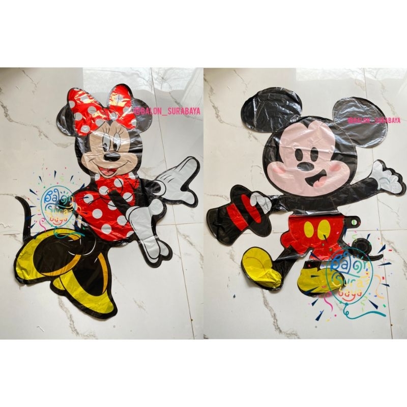 Balon Foil Mickey Minnie Baru