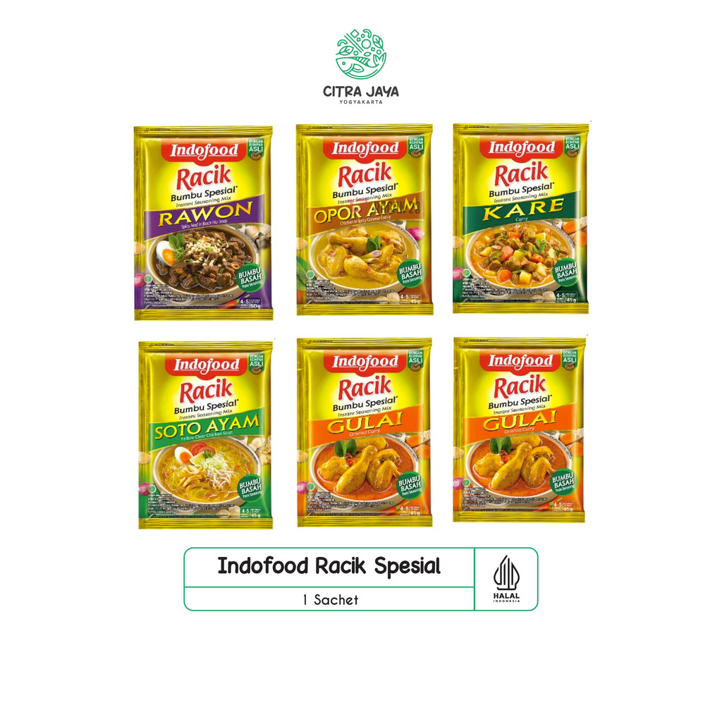 

Bumbu Racik Indofood Spesial All Varian - Citra Jaya Yogyakarta