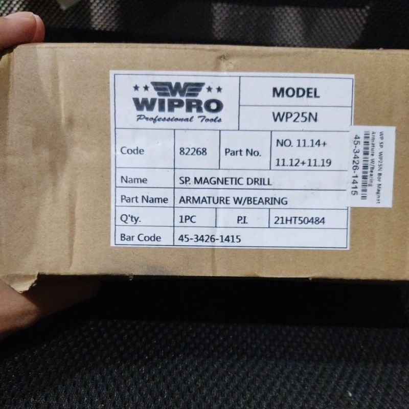 Bor Magnet Wipro Tipe WP25N