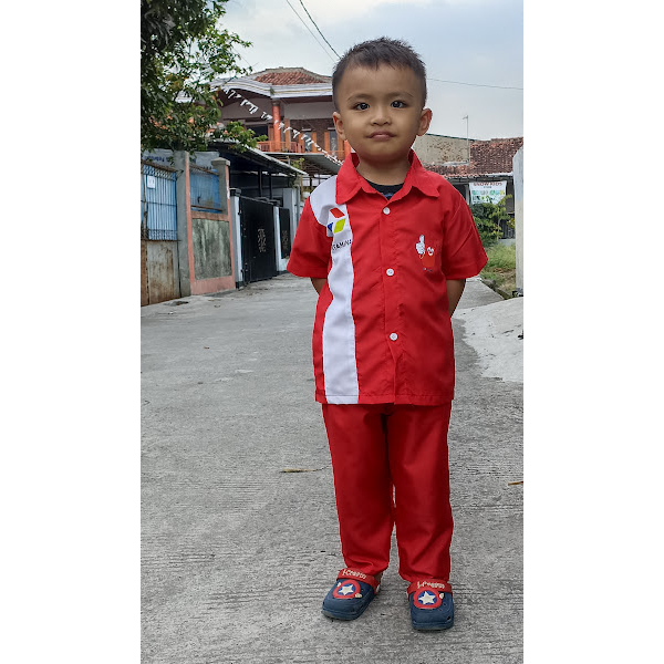 RB Setelan Baju Anak SPBU/Baju Spbu/Baju Spbu Laki/Baju Anak Dokter Anak Laki Laki/Dokter Anak