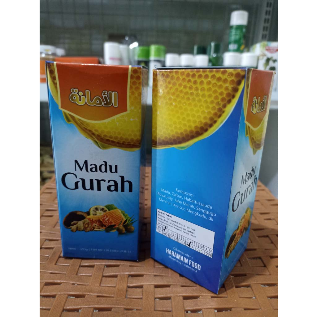 

Madu Gurah Untuk Mengobati Batuk Flu Berdahak Serta Gangguan Tenggorokan (270 gr) Original