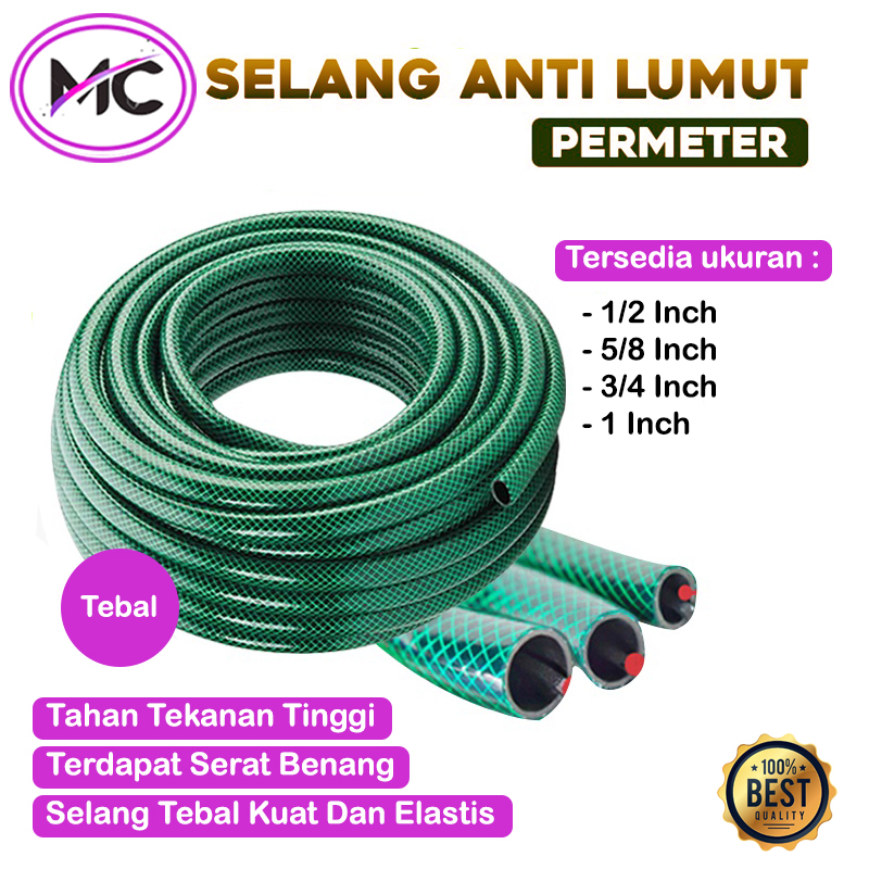 Selang Air Elastis 1/2 inch 5/8 inch 3/4 inch 1 inch Selang Cuci Motor Selang Penyiram Tanaman Taman Halaman Rumah