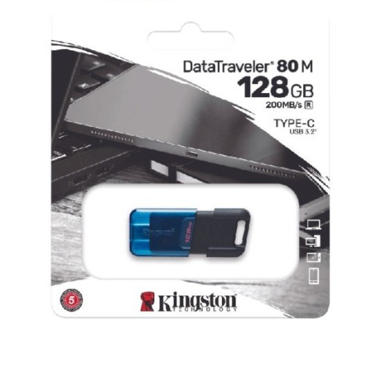 Kingston Flashdik DT80M 128GB USB 3.2 DataTraveler USB-C