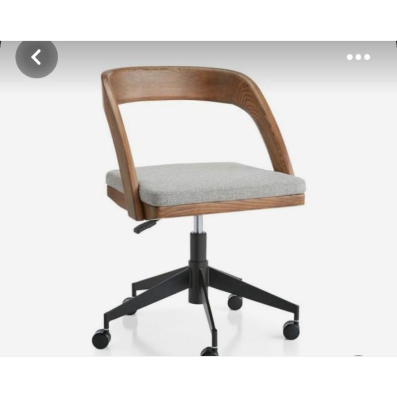 kursi kantor / kursi gaming Kaki kayu