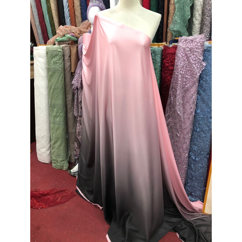 Kain Armani Silk Gradasi/Silky Armani Premium/kain gradasi