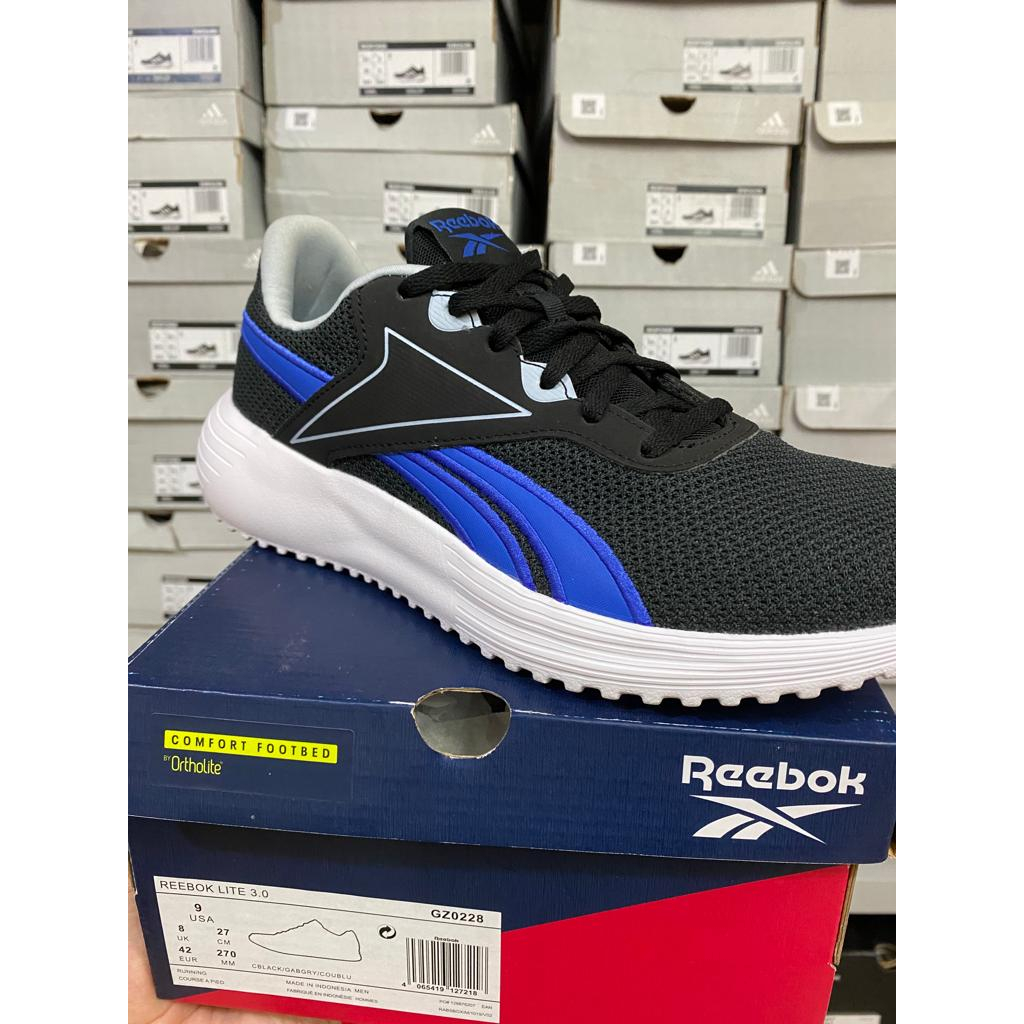 Reebok Lite 3.0 Black Blue GZ0228 Men's Shoes Original