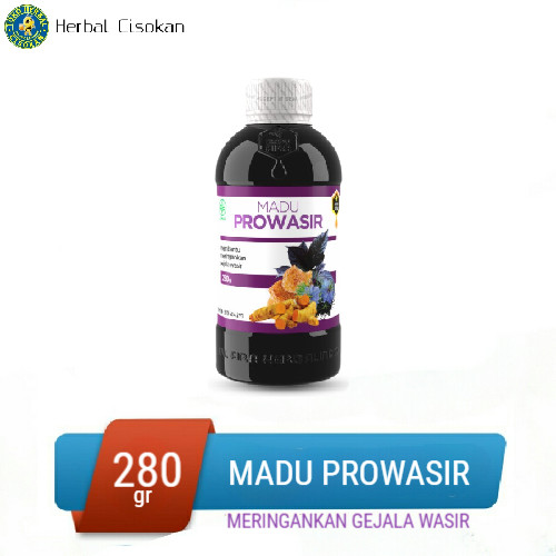 Madu Prowasir Obat Herbal Wasir Ambeien Kemasan 280 gram