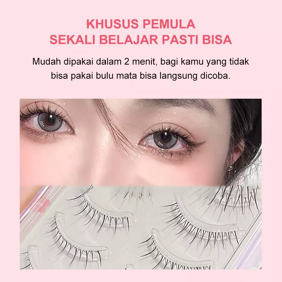 mrcaisen BULU MATA ASIA air false eyelashes comic eye japanese fake eye bulu mata korea bulu mata japan B027