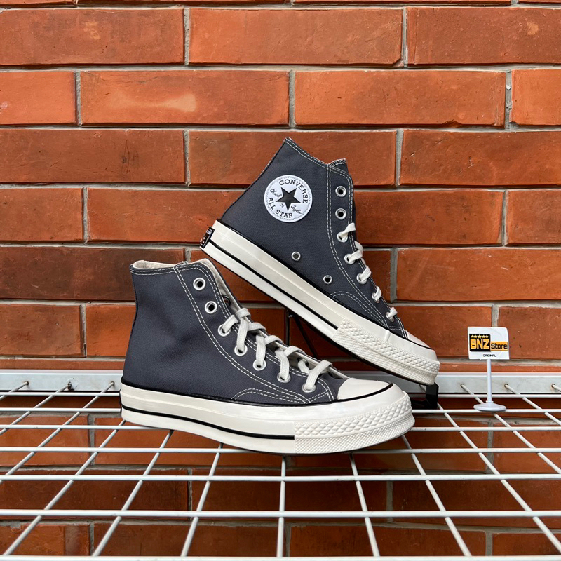 CONVERSE CHUCK 70 VINTAGE HIGH CANVAS UNISEX SNEAKERS - IRON GREY
