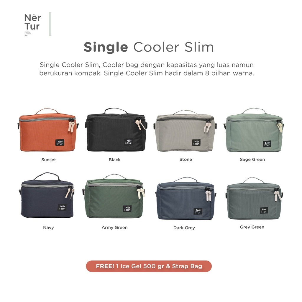 NERTUR Tas Penyimpanan ASIP Cooler Bag Single Cooler Slim