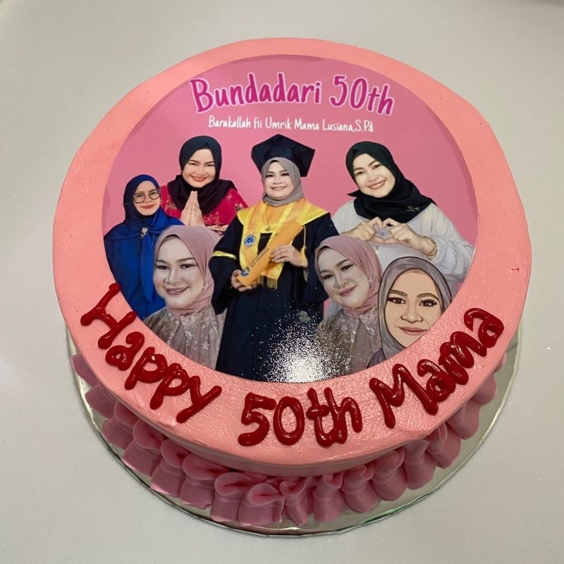 BENTO CAKE & CUSTOM CAKE - KOREAN CAKE (CUSTOM FOTO)