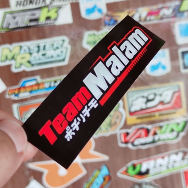 stiker team malam