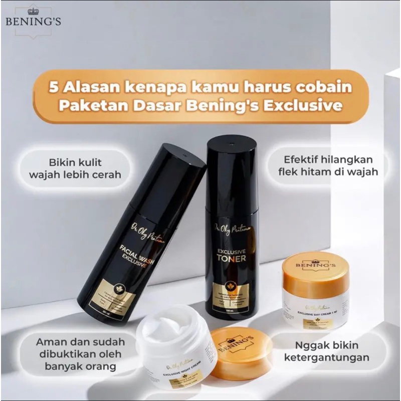 Bening's Promo Exclusive BPOM Skincare | Paketan Flek, Pencerah dan Glowing