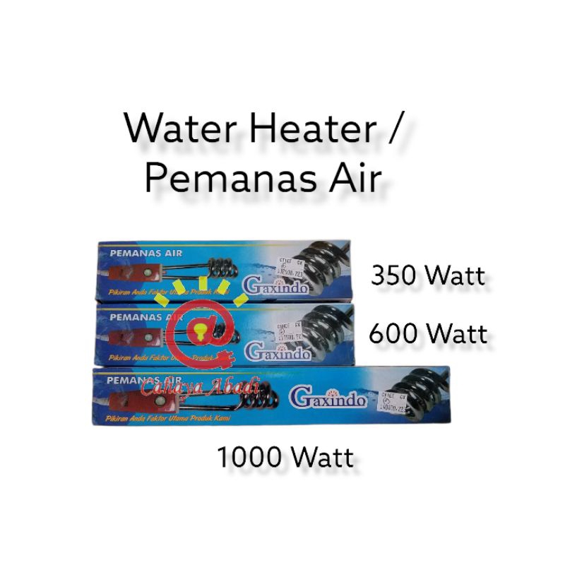 Water Heater Listrik 350w 600w 1000w / Pemanas Air Listrik Kamar Mandi