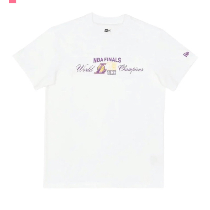 t shirt newera ss ter nba champ loslak white origianal