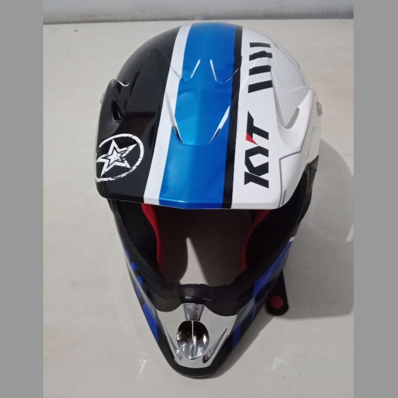 Helm KYT Cross Pro Motif helm kyt cross helm cross ukuran M