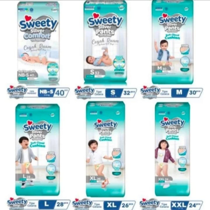 Sweety Silver Pants | Popok | Pampers