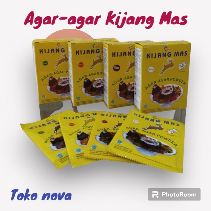 

Agar Agar Kijang Mas - 7gr/sachet