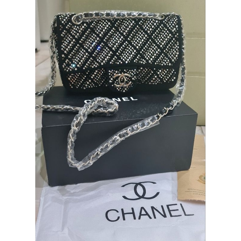 Chanel CH blink blink party bag tas pesta MIRROR NEW