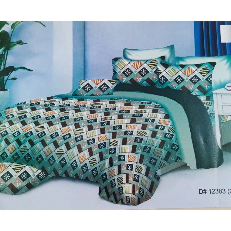 PROMO SEPREI AESTHETIC PREMIUM MOTIF  KOTAK (SPREI SAJA) HOMEMADE