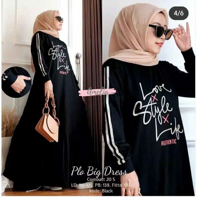 GAMIS LOVE COMBET / DRESS COMBET 20S JUMBO / GAMIS JUMBO DAN STANDAR / DRESS VIRAL