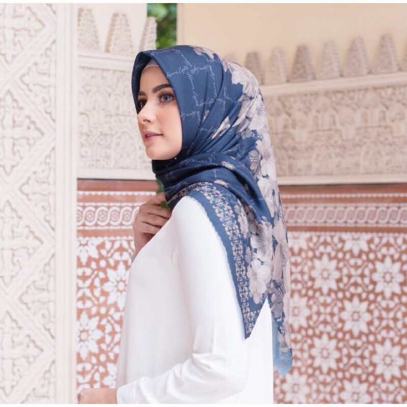 VOAL MOTIF PREMIUM LASER CUT (PART 3) HIJAB SEGIEMPAT VOAL MOTIF LASER CUT