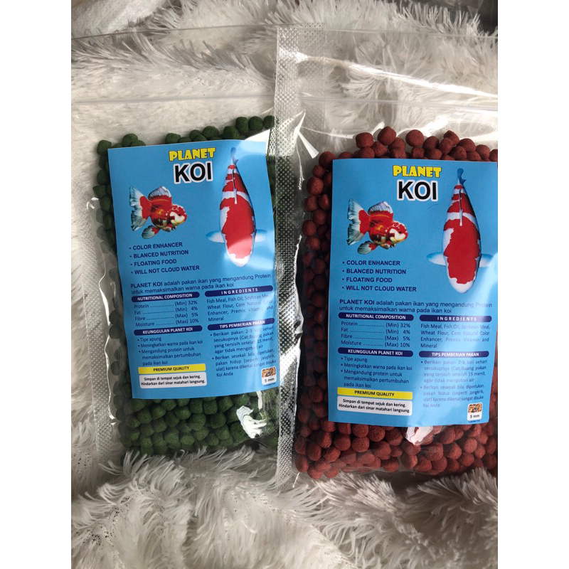 Rp.6.250 | PELET IKAN KOI PAKAN KOI SUPER RED SPIRULINA 5MM FLOATING