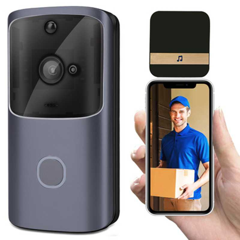 Bel Rumah Smart Doorbell Wireless HD Video Two Way Audio WowCam App Rekam Gambar Video Sinyal Kuat Transmisi Lancar