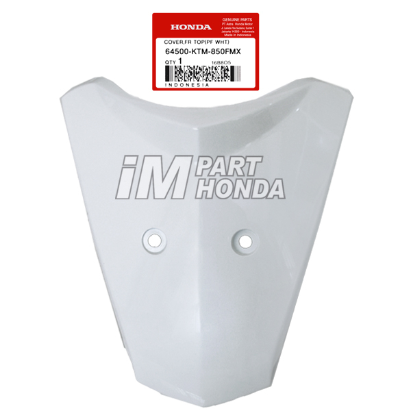 64500-KTM-850FMX Cover Front Top Panel Dasi Supra X 125 Lama Putih
