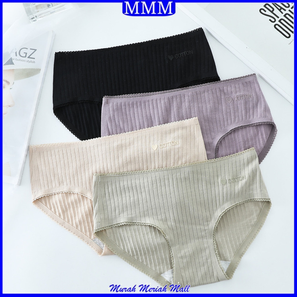MMM Celana Dalam Wanita 6746 Kolor Wanita Elegan Simpel CD Segitiga Wanita Import Murah