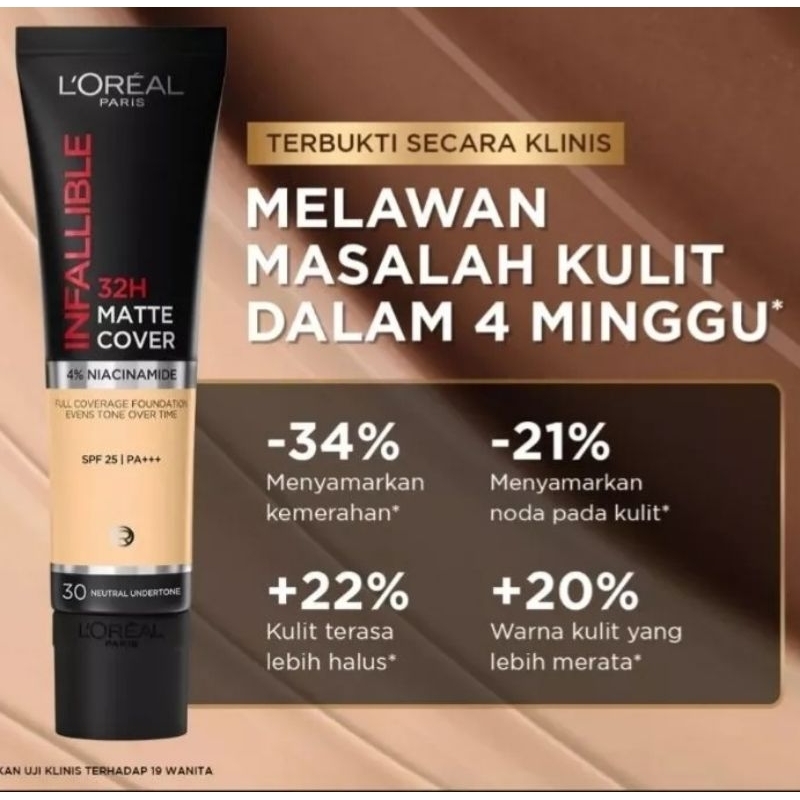 Original L'oreal Loreal Infallible 32H Matte Cover 35 ml 30 95 105 110 118 125 128 140 147 240