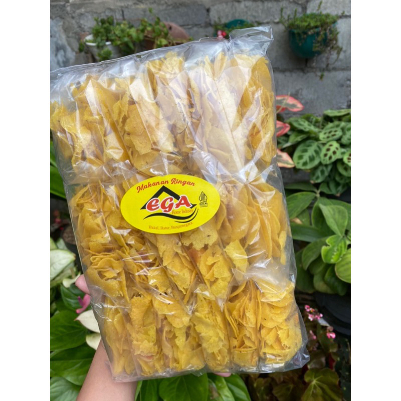 

Keripik klotak kemasan kecil isi 18pcs