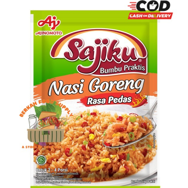 

Ajinomoto SAJIKU Nasi Goreng Rasa Pedas / Bumbu Instant