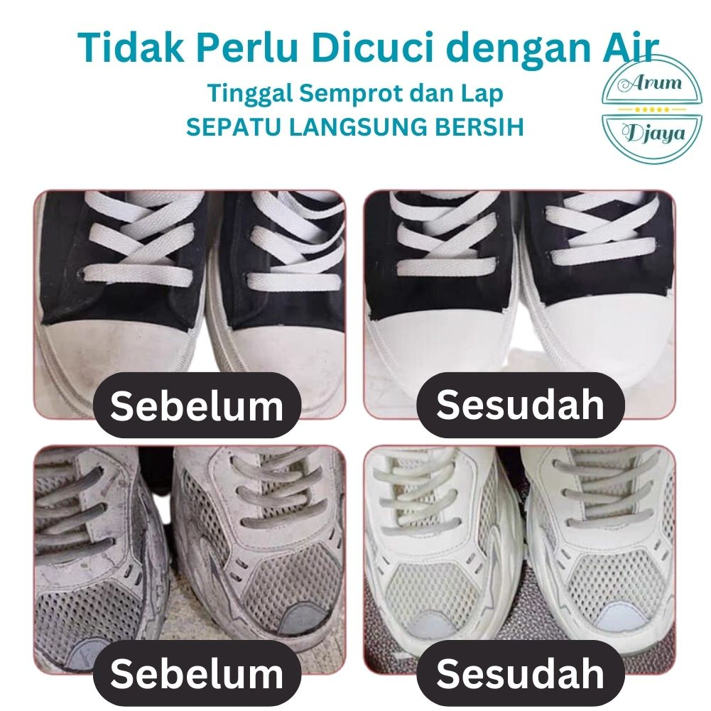 Shoe Sneaker Cleaner Foam Pembersih Sepatu Kotoran Dan Jamur Foam Shoes Cleaner 260mL