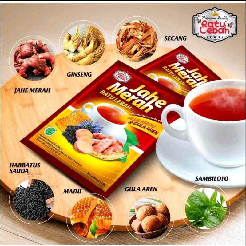 

Jahe merah super plus gula aren original per sachet