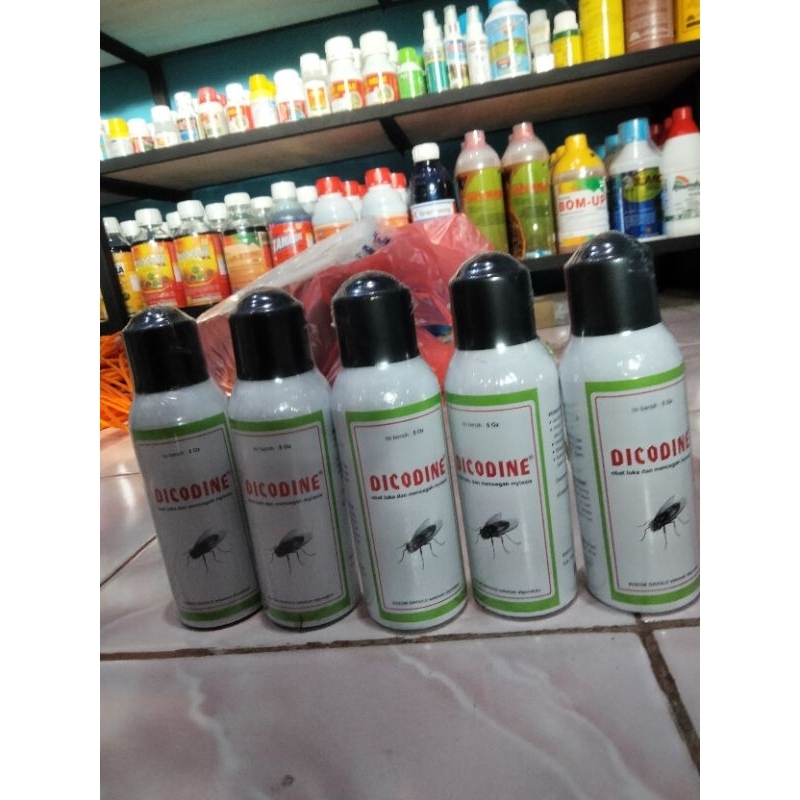 DICODINE SPRAY OBAT LUKA DAN ANTI LALAT UNTUK SAPI KAMBING